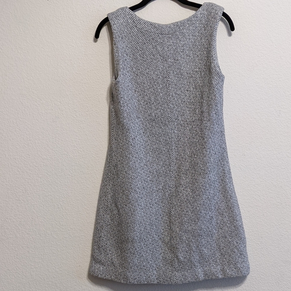 Michael Kors Viscose Blend Gray-white shift mini Dress Size Large EUC - Picture 6 of 8